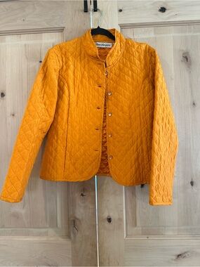 Vintage Norm Thompson 100% Silk Quilted Jacket